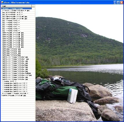 Screenshot of Album